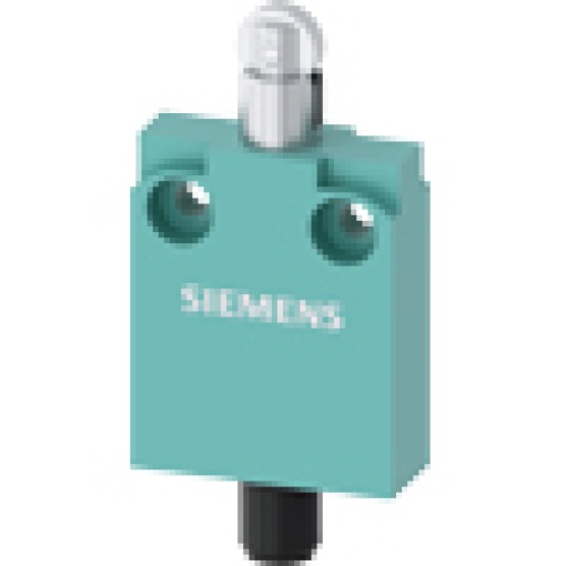 Position switch in compact design 40 mm wide with M12 connector plug