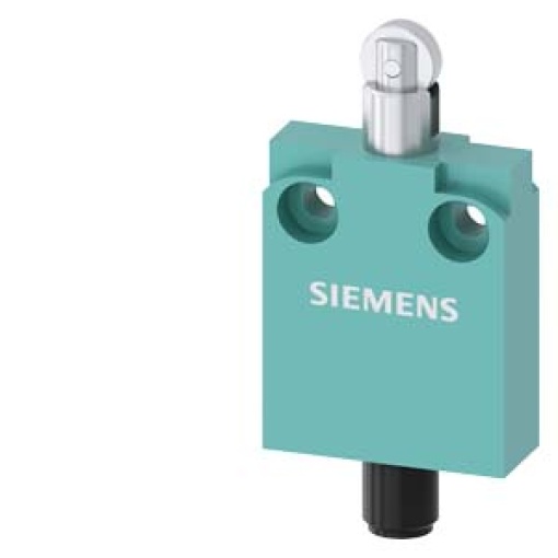 Position switch in compact design 40 mm wide with M12 connector plug