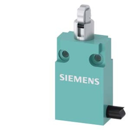 Position switch in compact design 30 mm wide with connection cable 2 m