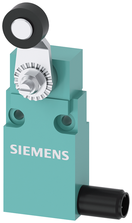 Position switch in compact design 30 mm wide with M12 connector plug