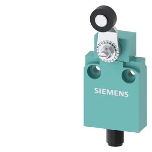 Position switch in compact design 40 mm wide with M12 connector plug