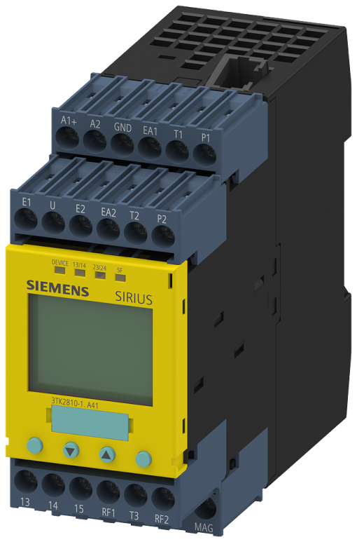 Safety switching device safetyoriented speed monitoring 24 V DC 45 mm