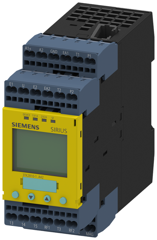 Safety switching device safetyoriented speed monitoring 24 V DC 45 mm