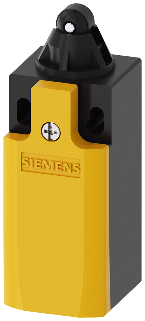 Position switch plastic housing 31 mm device connection with yellow cover