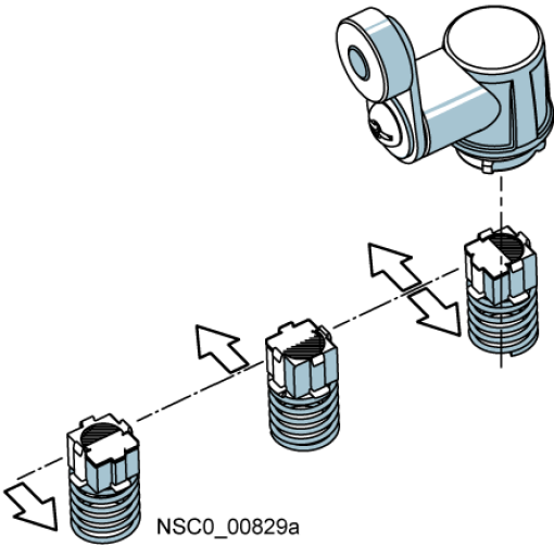 Position switch metal encl EN50047 31 mm device connection