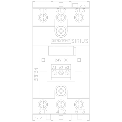 Solidstate contactor 3RF3 3ph AC53 54 A 48480 V110230 V AC