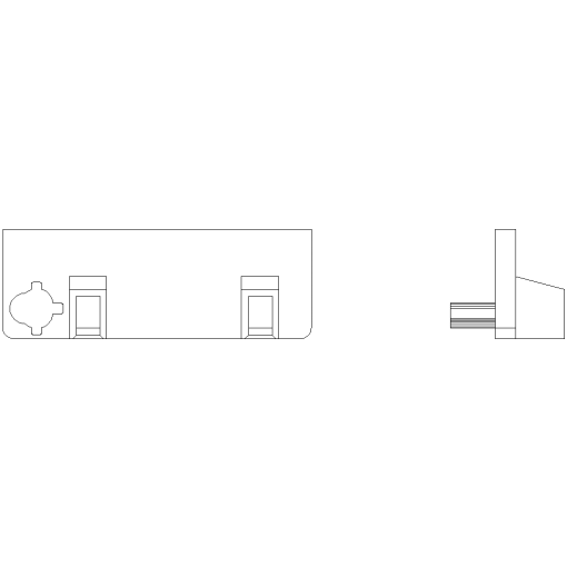 Connection adapter for 3RF34 for assembly 3RB3 and 3RR2