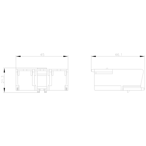 Terminal cover for 3ph infeed 2535 mm2 3RA68128ABAC