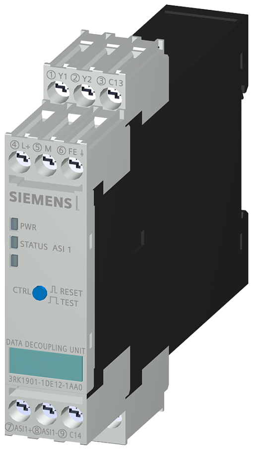 ASInterface data decoupl 1x 4 A screw terminal ASInterface