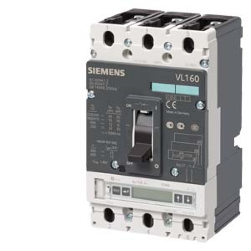 circuit breaker VL160H high breaking capacity Icu70kA 415V AC 3pole line 