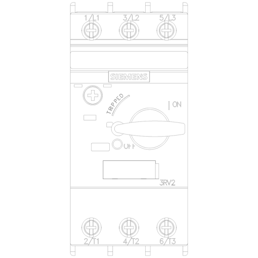 Circuit breaker size S00 for motor protection CLASS 10 Arelease 558 A N