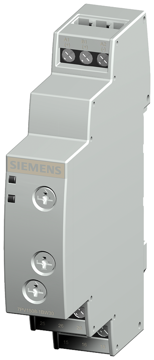 Timing relay electronic multifunction 2 changeover contacts 7 functions 7