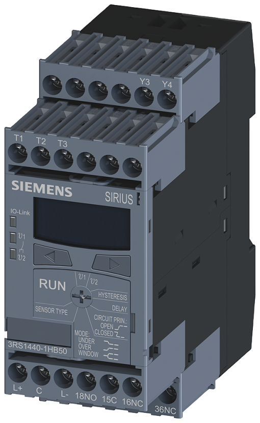 Temperature monitoring relay for IOLink Pt1001000 KTY8384 NTC 2 limit va