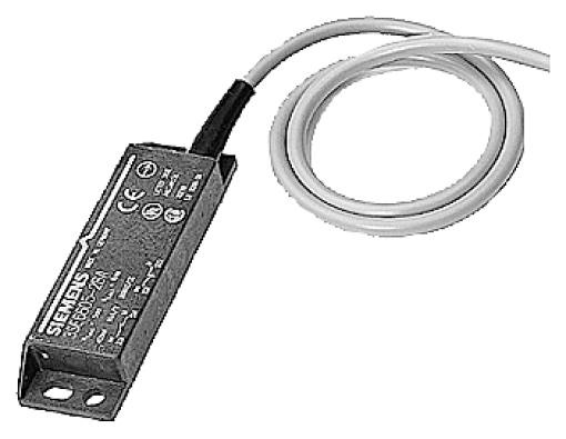 Magnetic switch contact block 25x88 mm 2 NC connection cable 10 m