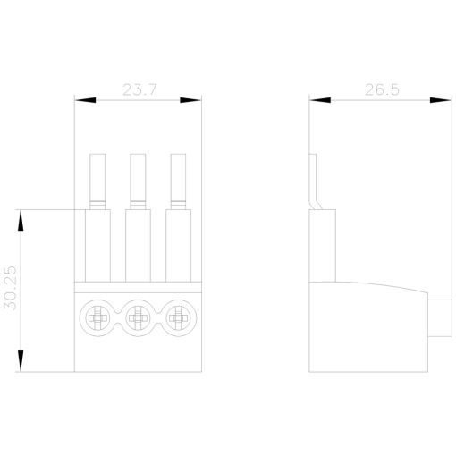 Cover cap for 3RM1 busbars