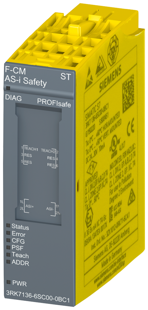 SIMATIC ET 200SP Safety communication module FCM ASInterface Safety