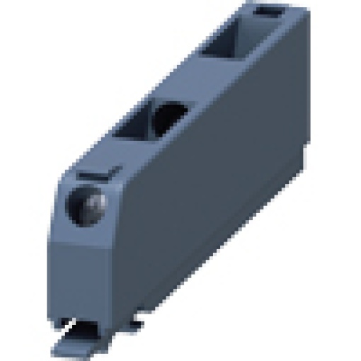 Terminal, removable, 2-pole, screw terminals up to 2x 2.5 mm2 or 1x 4 mm2