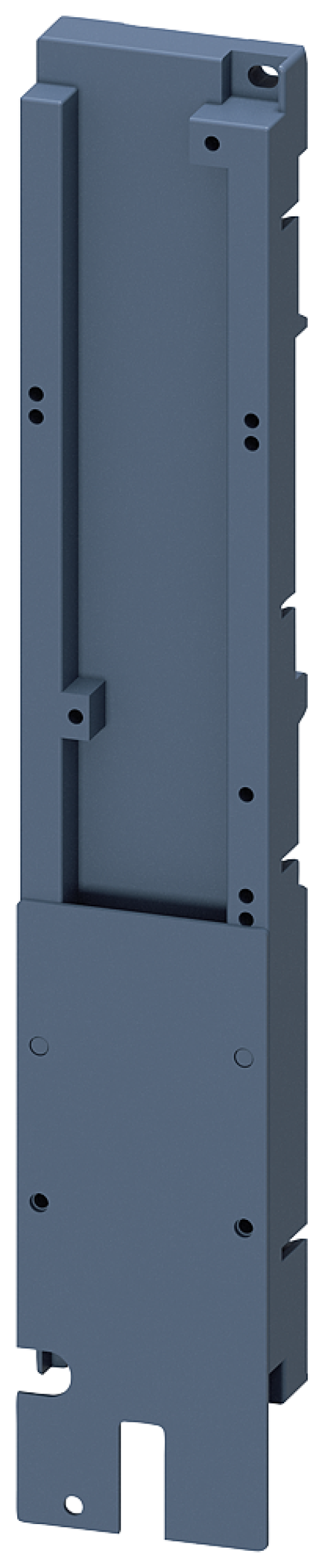 DIN rail adapter for mechanical fixing of circuit breaker