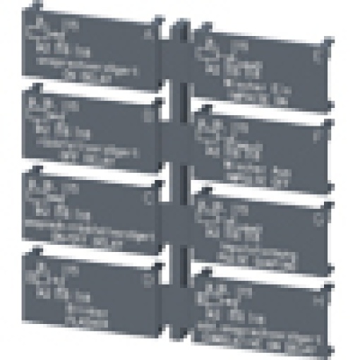 Label set for multifunction device 1 CO label set 1 unit with 8 functions