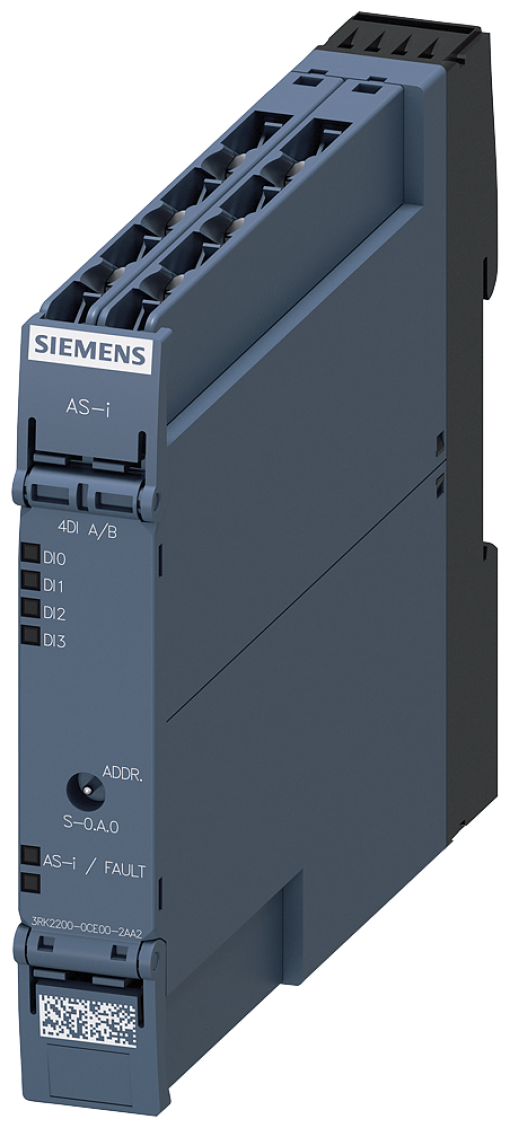ASi SlimLine Compact module AB slave 4 DI IP20 4x input 2wire sensor 175 mm
