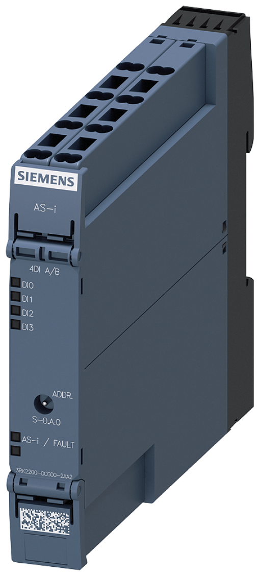 ASi SlimLine Compact module AB slave 4 DI IP20 4x input 2wire sensor 175 mm