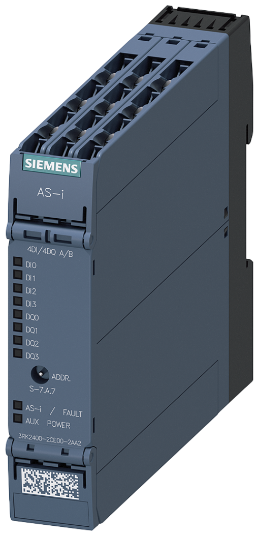 ASi SlimLine compact module AB slave 4 DI4 DQ IP20 4 x input 3wire sensor