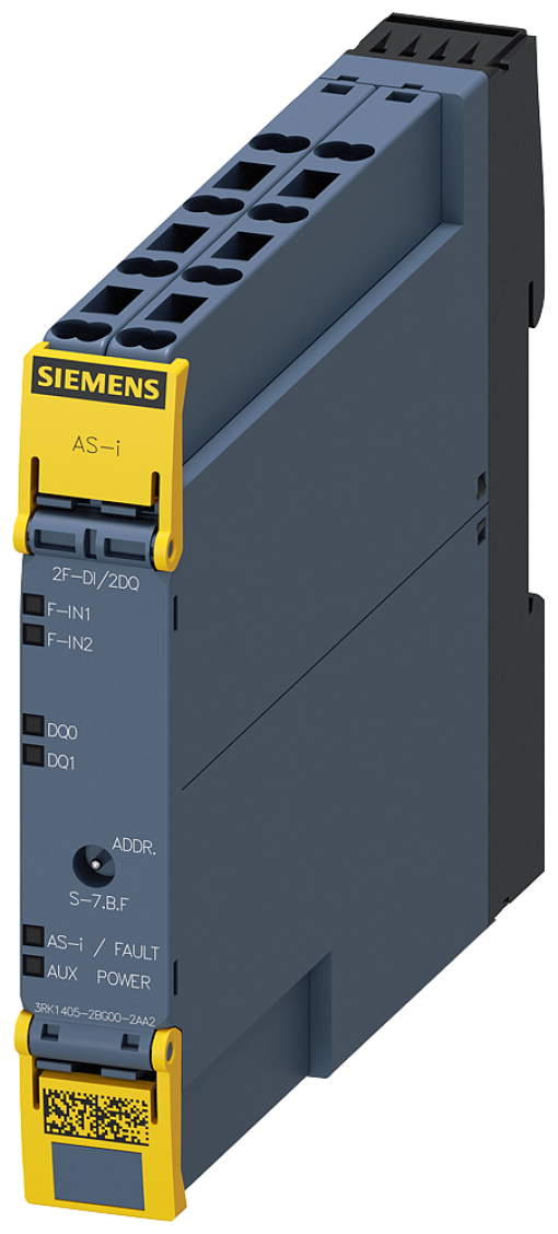 ASIsafe SlimLine Compact module SC175F digital safety 2FDI2DQ IP20 sprin