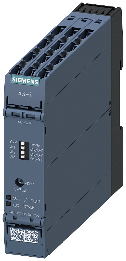ASi SlimLine Compact module SC225 IP20 4 AICV screw terminals 4x analog