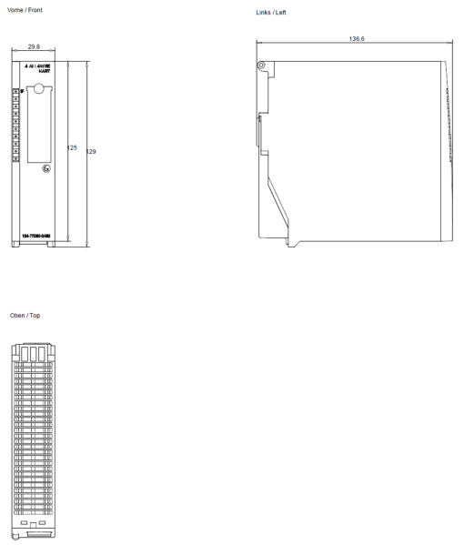 SIMATIC ET 200iSP 4AI I 4WIRE HART