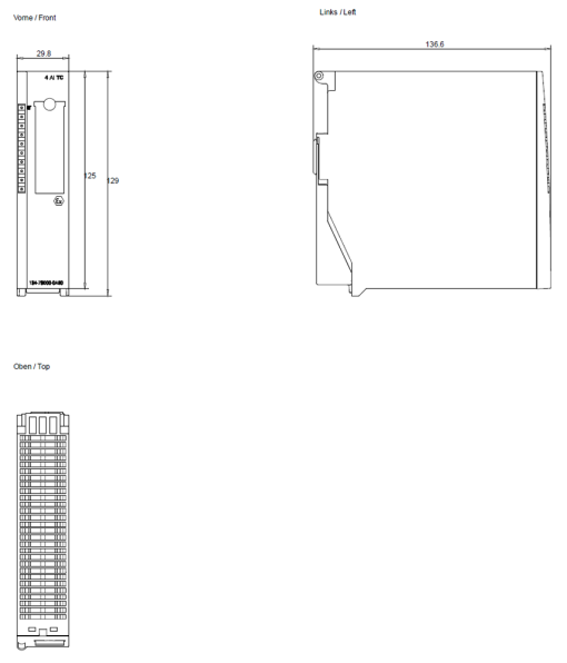 SIMATIC ET 200iSP 4AI TC