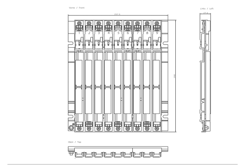 SIMATIC S7400 UR2 With 9 slots aluminum For configuring S7400 central unit