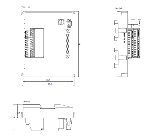SIMATIC PCS7 TC MTA Connection module for thermocouples for ET200M TC module