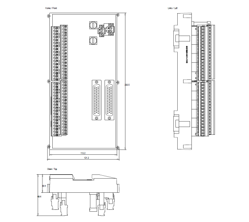 SIMATIC PCS7 red FDI MTA interface module for redundant connection of the 