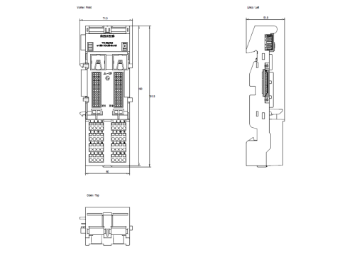 SIMATIC ET 200iSP TMEMEM60S Screw terminals black