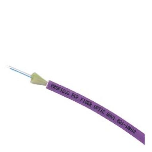 PB PCF Fiber Optic Cable PVC outer sheath 4 PCF Simplex plugs IP20 50 m