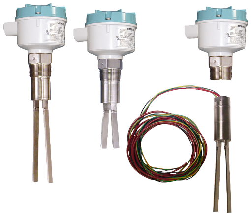 SITRANS LVS200 Vibrating fork point level switch standard design level and 