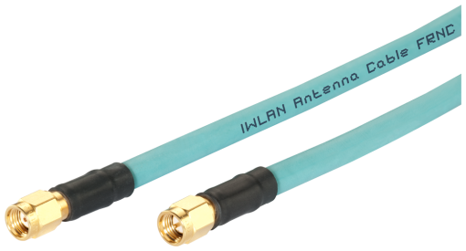 IWLAN 1x RSMA1x SMA MaleMale flexible connection cable 2 m