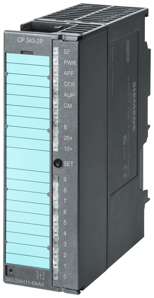 CP 3432P communications processor for connection of S7300 and ET 200M to ASi