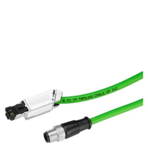 IE cableM12RJ452x210mDcodCat5ePVCrobust
