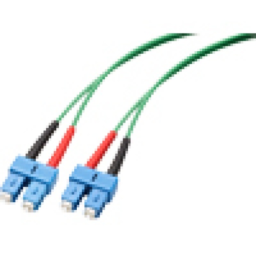 Fiber optic singlemode cord SCSC 9125 2x 2 SC duplex plugs 1 m