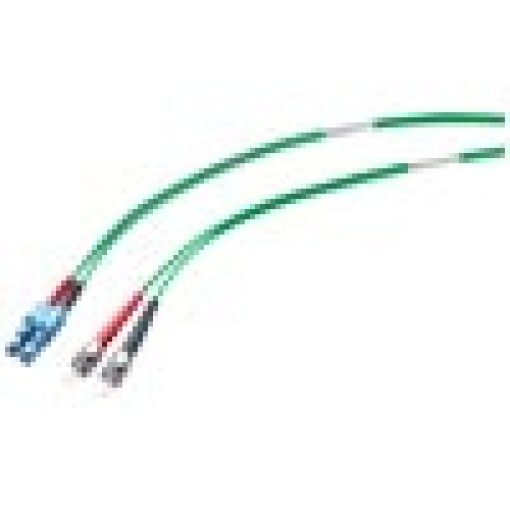 Fiber Optic Singlemode Cord STLC 9125 1x LC duplex  2x ST plug 1 m