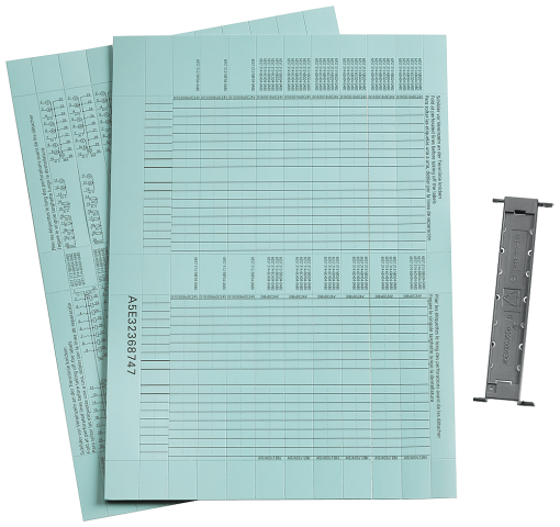 SIMATIC ET 200S Labeling sheets red PU 10