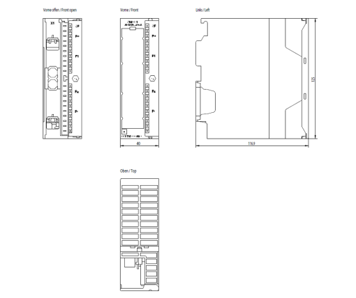 SIMATIC S7300 SM 331 AI 4x04  20 mA For signals from the hazardous area