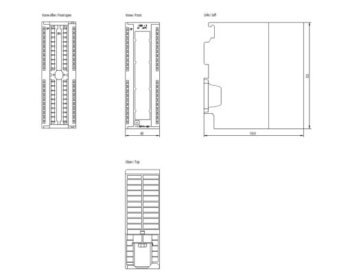 SIMATIC S7300 SM 331 AI RTD 8x16 bit
