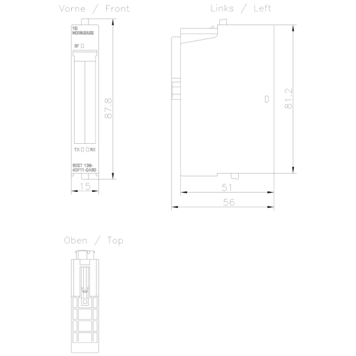SIMATIC ET 200S 1SI RS 232 RS 422  485 Modbus RTU USS