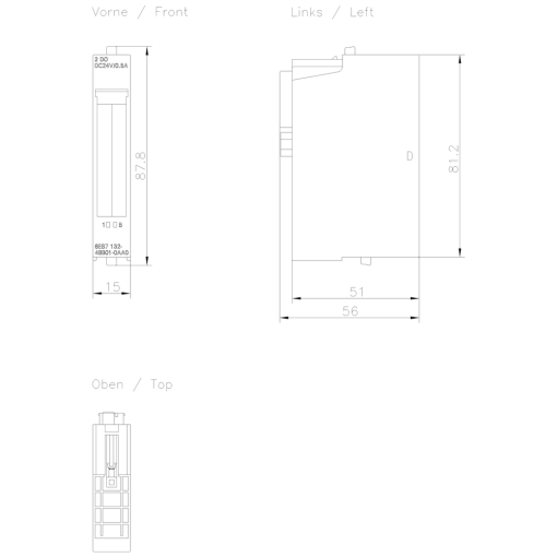 SIMATIC ET 200S 2DQ 24 V DC05 A ST PU 5