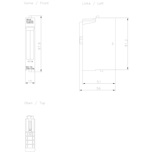 SIMATIC ET 200S 2RO NO 24  120 V DC24  230 V AC5 A PU 5