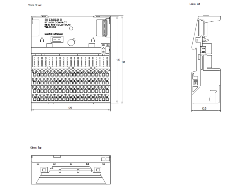 SIMATIC ET 200S TMC120C Spring terminals