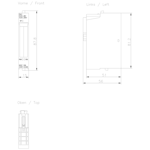 SIMATIC ET 200S PME 24  48 V DC 24  230 V AC