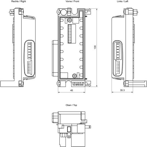 SIMATIC ET 200pro 8DQ 24 V DC05 A